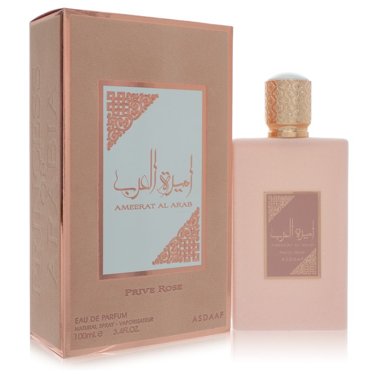 Lattafa Asdaaf Ameerat Al Arab Prive Rose Eau De Parfum Spray (Unisex) By Lattafa, Perfume for Women, available at Zachava.com.