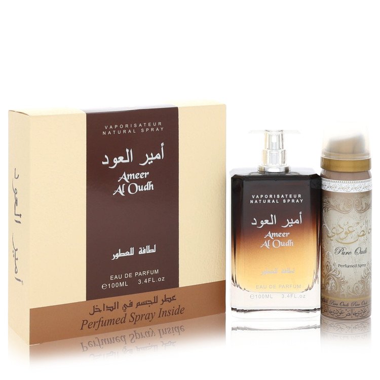Ameer Al Oudh Gift Set By Lattafa, Cologne for Men, available at zachava.com