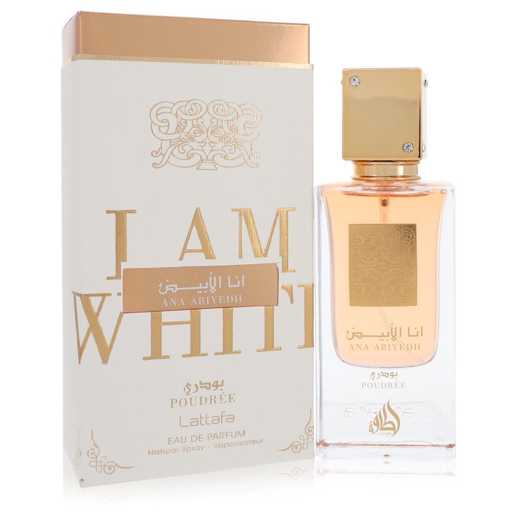 Ana Abiyedh I Am White Poudree Eau De Parfum Spray (Unisex) By Lattafa, Perfume for Women, available at zachava.com