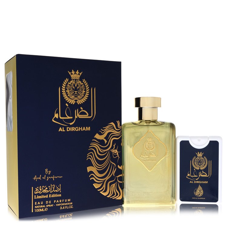 Ard Al Zaafaran Al Dirgham Eau De Parfum Spray +.65 Mini EDP Spray (Limited Edition Unisex) By Al Zaafaran, Cologne for Men, available at Zachava.com.