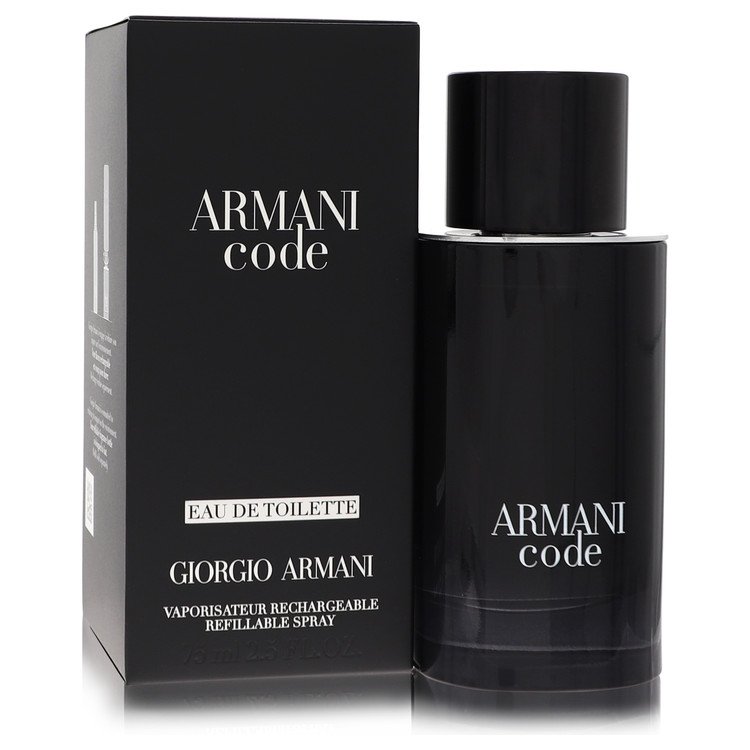 Armani Code Eau De Toilette Spray Refillable By Giorgio Armani, Cologne for Men, available at zachava.com