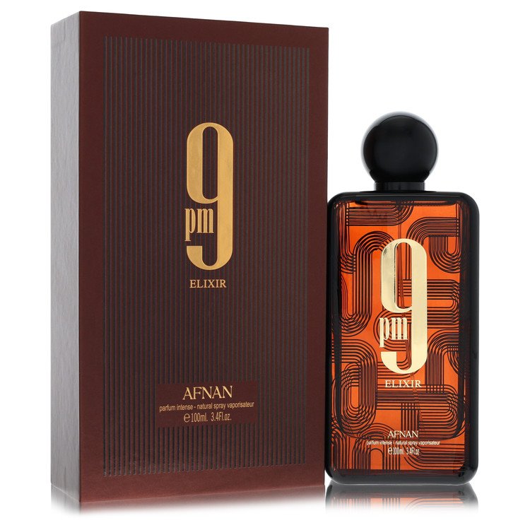 Afnan 9Pm Elixir Intense by Afnan Parfum Intense Spray (Unisex) 3.4 oz for Men Main image