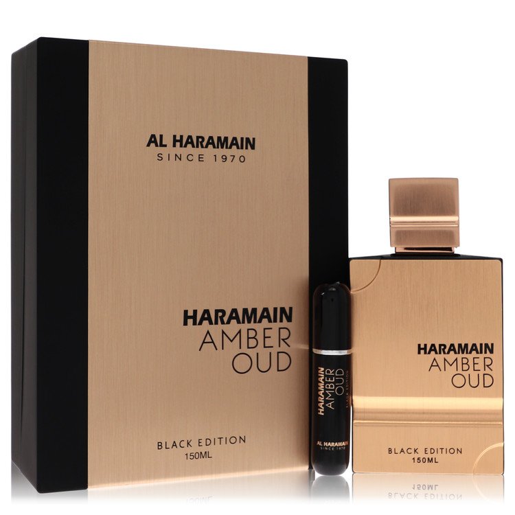 Al Haramain Amber Oud Black Edition by Al Haramain Gift Set 5 oz for Men