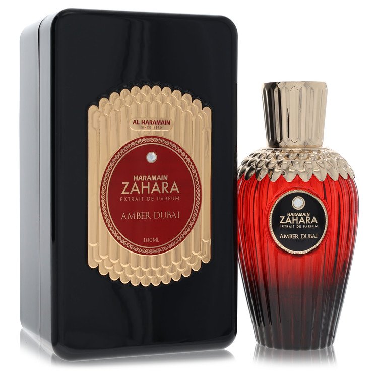 Al Haramain Zahara Amber Dubai by Al Haramain Extrait De Parfum Spray 3.33 oz for Men