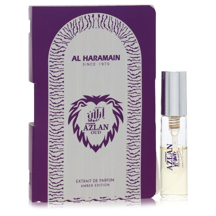 Al Haramain Azlan Oud Amber by Al Haramain Vial (sample) for Women