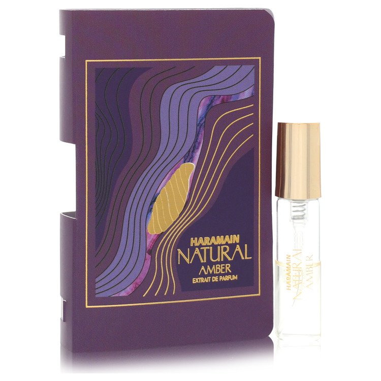 Al Haramain Natural Amber by Al Haramain Vial (sample -Manufacturer 1/2 filled) for Women