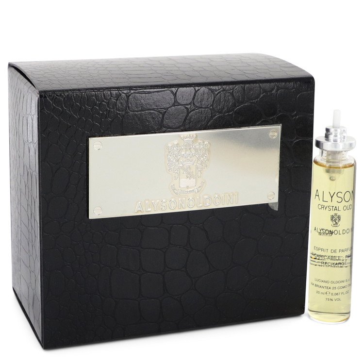 Alyson Oldoini Crystal Oud by Alyson Oldoini Eau De Parfum Refillable Spray .67 oz for Men