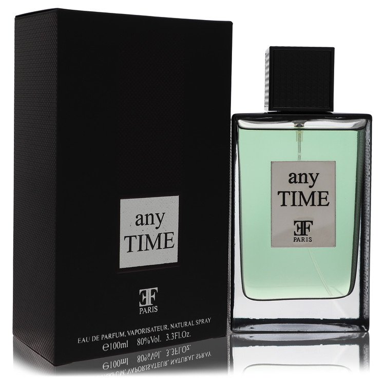 Any Time by Elysee Fashion Eau De Parfum Spray 3.3 oz for Men
