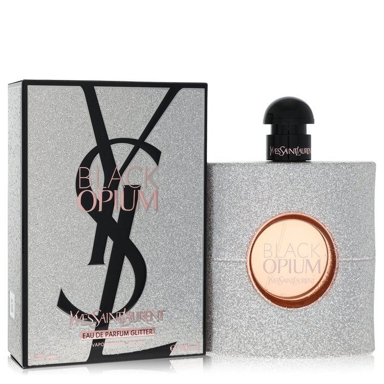 Black Opium Glitter by Yves Saint Laurent Eau De Parfum Spray 3 oz for Women