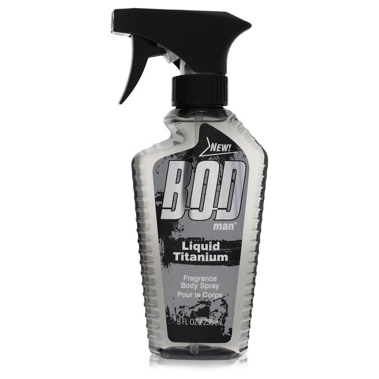 Bod Man Liquid Titanium by Parfums De Coeur Fragrance Body Spray 8 oz for Men