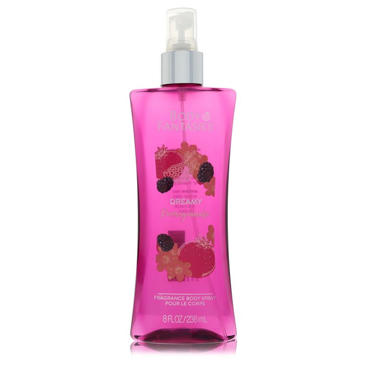 Body Fantasies Dreamy Pomegranate by Parfums De Coeur Body Spray 8 oz for Women