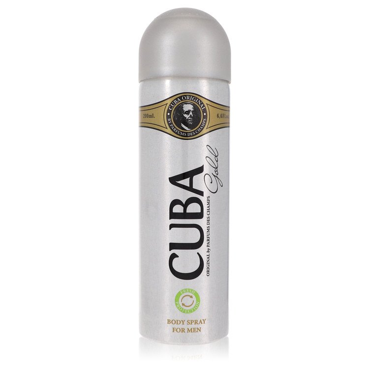Cuba Gold Deodorant Spray (unboxed) By Fragluxe, Cologne for Men, available at zachava.com