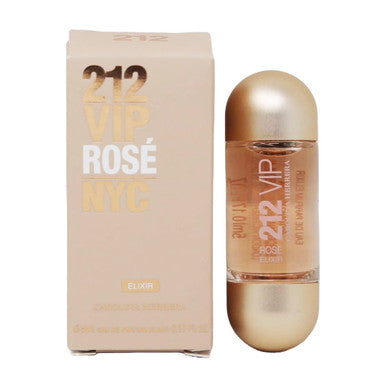 212 Vip Rose Elixir 0.17 Oz Eau De Parfum Elixir Mini For Women