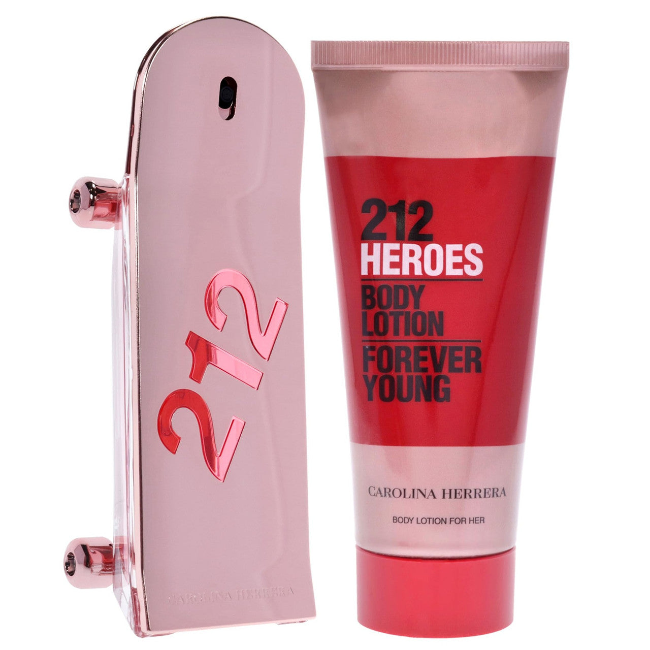CAROLINA HERRERA 212 HEROES 2 PCS SET FOR WOMEN: 2.7 EAU DE PARFUM SPRAY + 3.4 BODY LOTION Main image