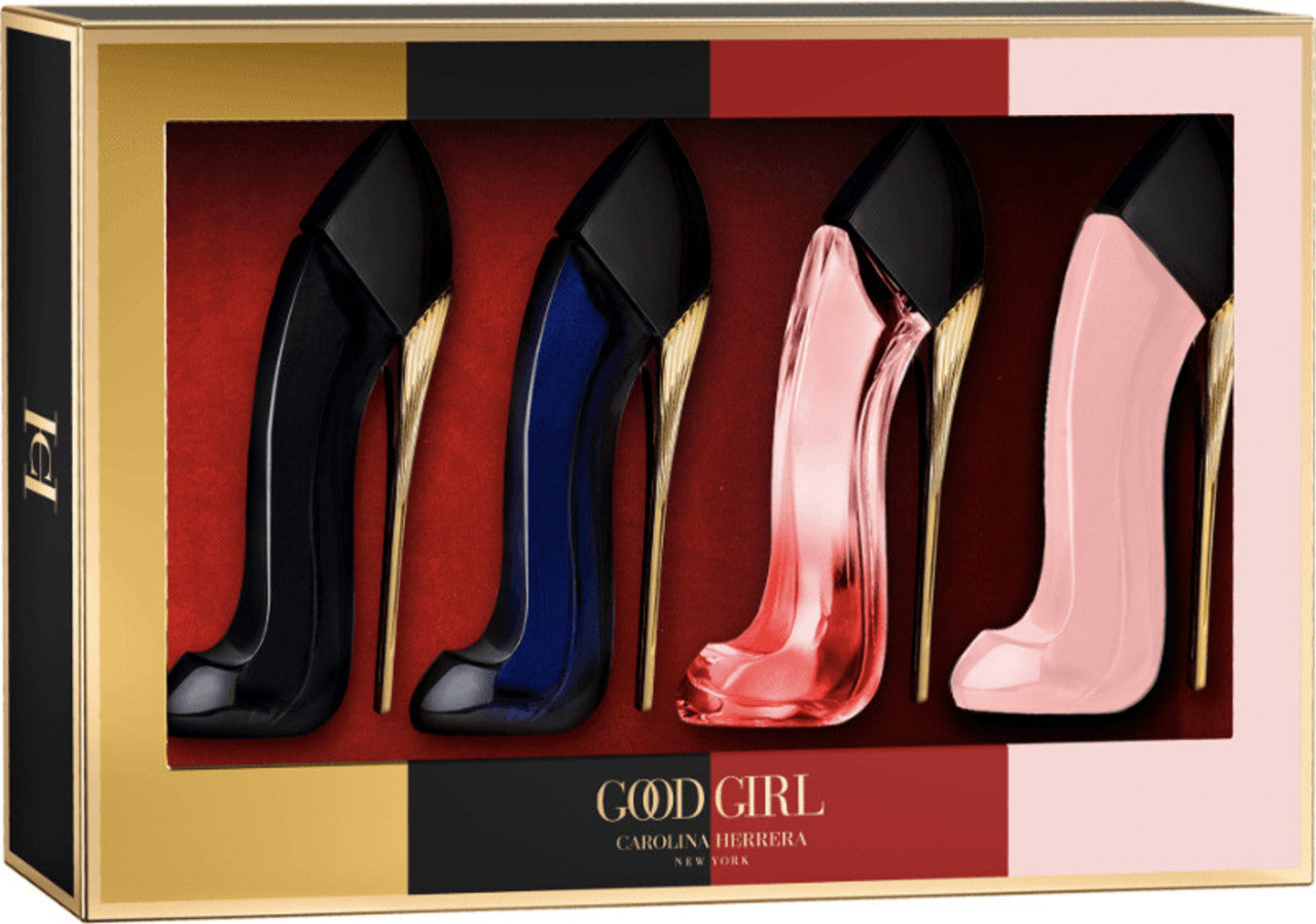 CAROLINA HERRERA 4 * 7 ML EAU DE PARFUM MINI SET: GOOD GIRL BLUSH + VERY GOOD GIRL + GOOD GIRL + VERY GOOD GIRL ELIXIR Main image