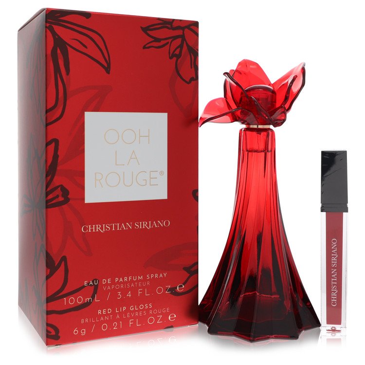 Christian Siriano Ooh La Rouge Eau De Parfum Spray + 0.21 oz Red Lip Gloss By Christian Siriano - Zachava.com