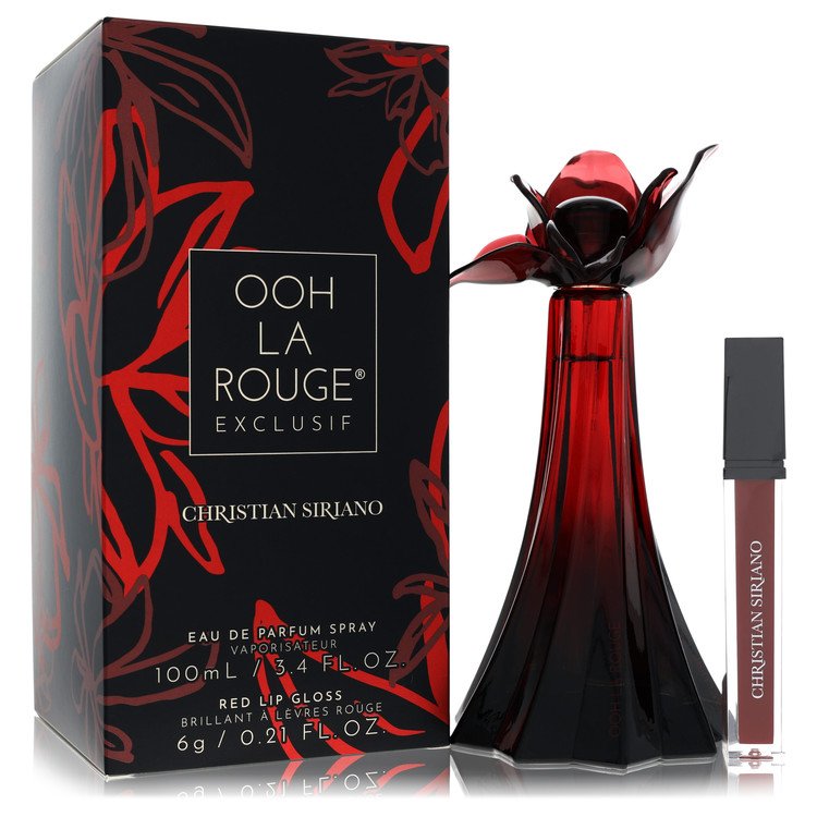 Christian Siriano Ooh La Rouge Exclusif Eau De Parfum Spray + 0.21 oz Red Lip Gloss By Christian Siriano, Perfume for Women, available at zachava.com