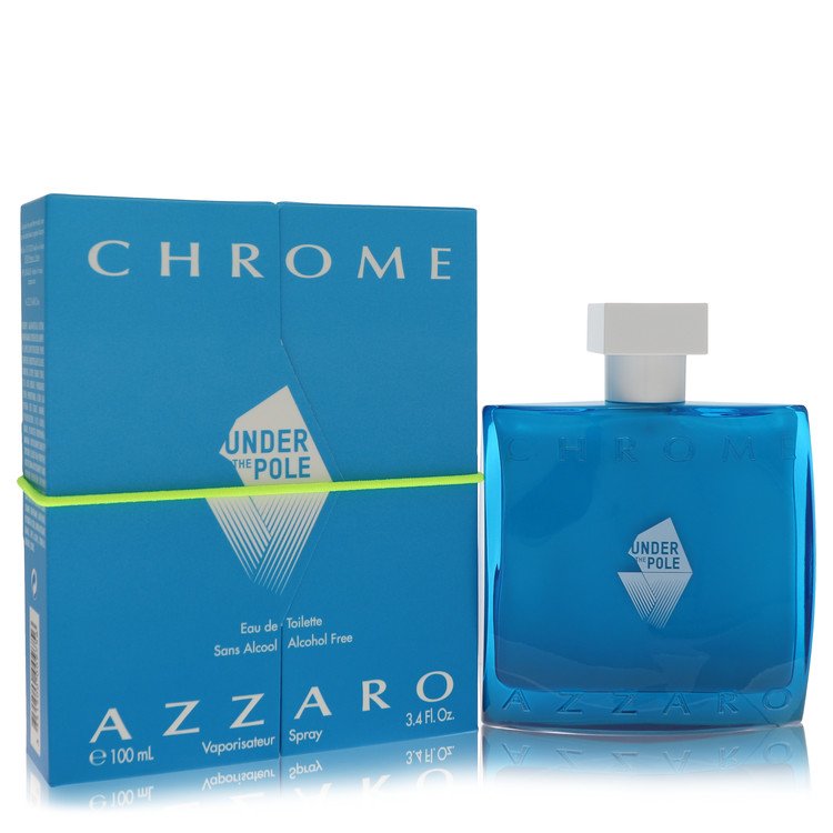Chrome Under The Pole Eau De Toilette Spray (Alcohol Free) By Azzaro - Zachava.com