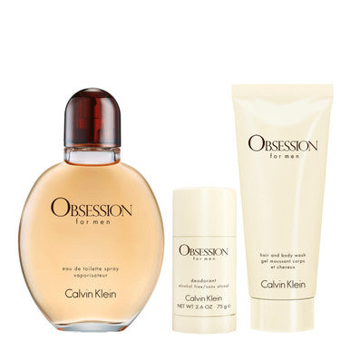Obsession 3 Pcs Set For Men: 4.2 Eau De Toilette Spray + 2.6 Deodorant Stick + 3.3 Body Wash Secondary image