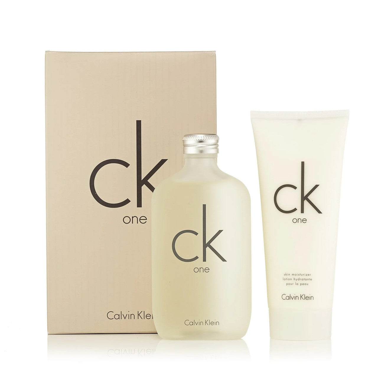 CK ONE 2 PCS SET: 6.7 EAU DE TOILETTE SPRAY + 6.7 SKIN MOISTURIZER
 Main image