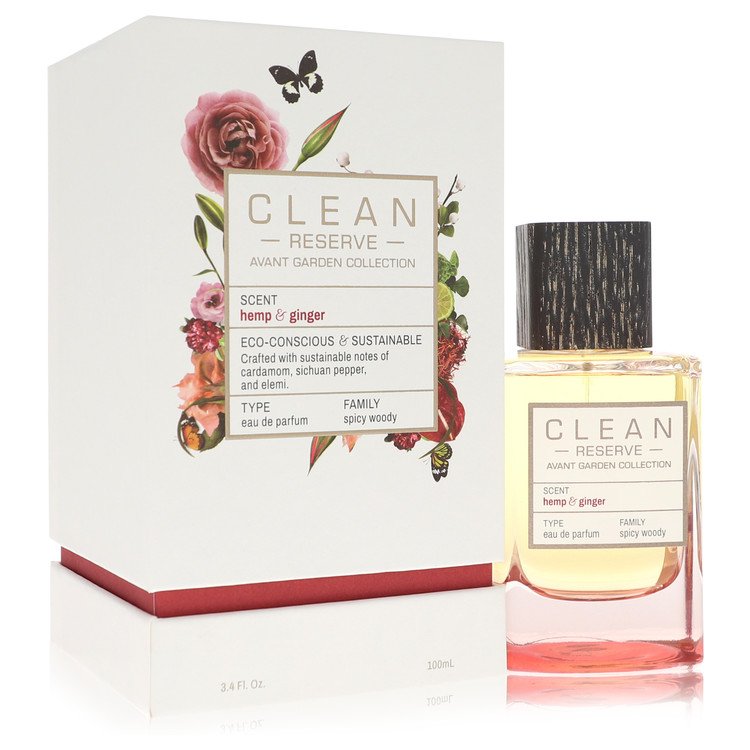 Clean Reserve Hemp & Ginger Eau De Parfum Spray (Unisex) By Clean, Perfume for Women, available at zachava.com