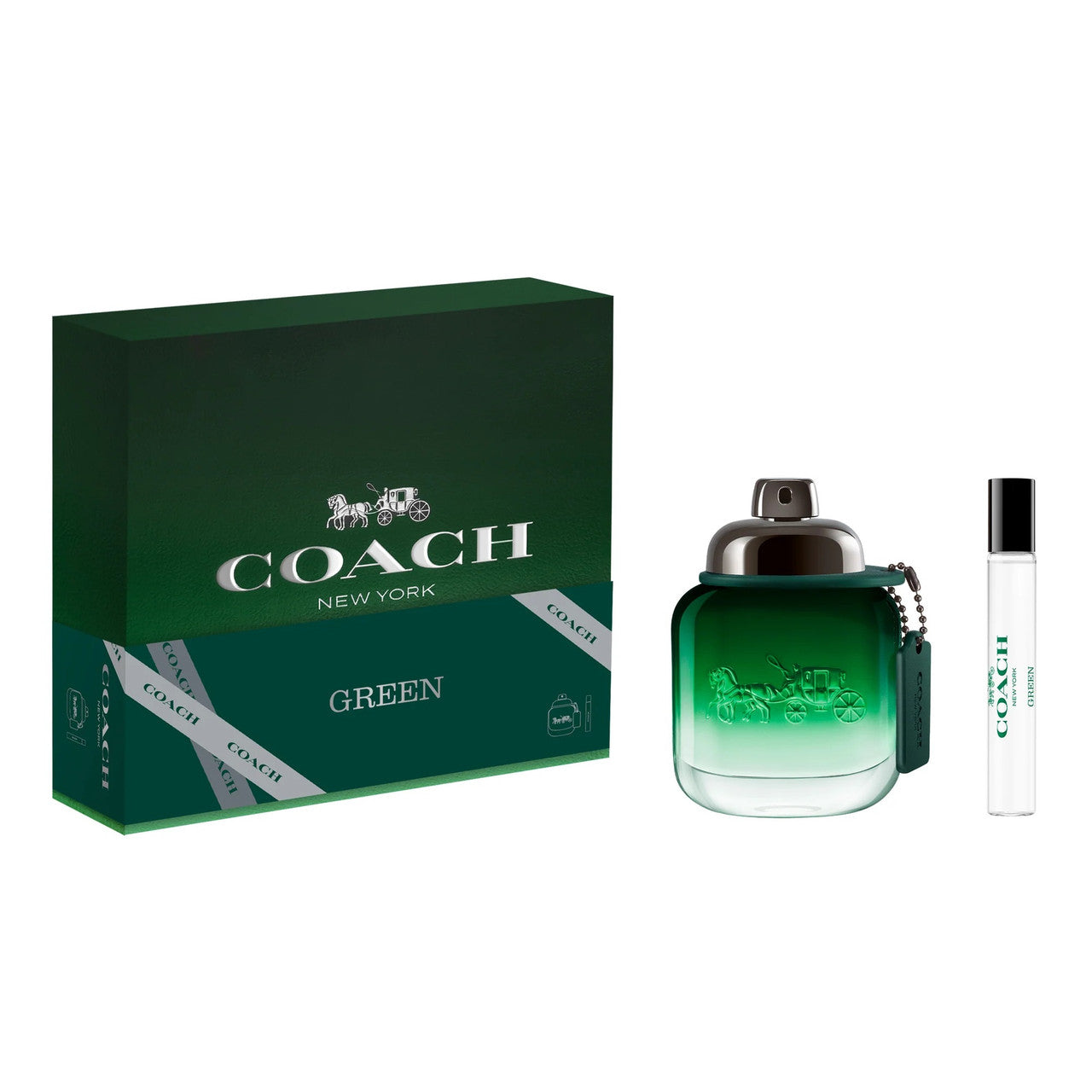 COACH GREEN 2 PCS SET FOR MEN: 2 OZ EAU DE TOILETTE SPRAY + 0.25 EAU DE TOILETTE SPRAY Main image