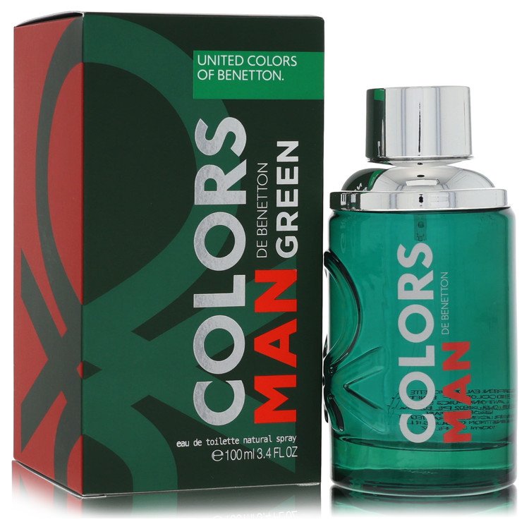 Colors De Benetton Green Eau De Toilette Spray By Benetton, Cologne for Men, available at zachava.com