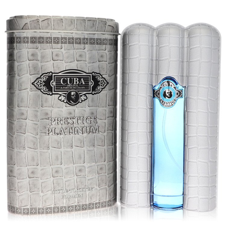 Cuba Prestige Platinum Eau De Toilette Spray By Fragluxe, Cologne for Men, available at zachava.com