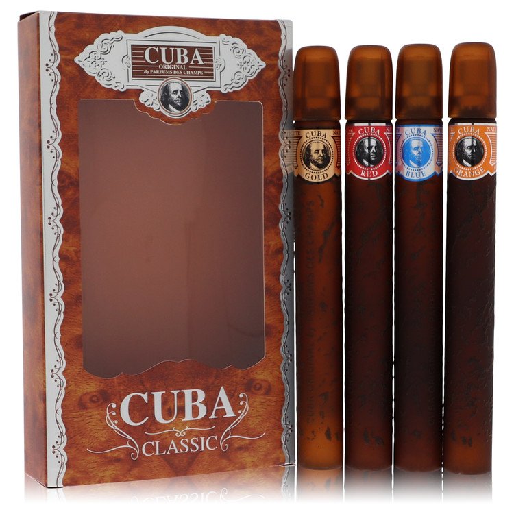 Fragluxe - Cuba Gold Cologne By Fragluxe Gift Set. SKU: 458299