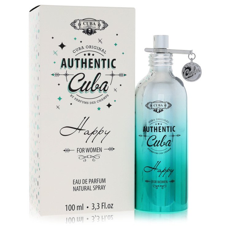 Cuba Authentic Happy Eau De Parfum Spray By Fragluxe, Perfume for Women, available at zachava.com