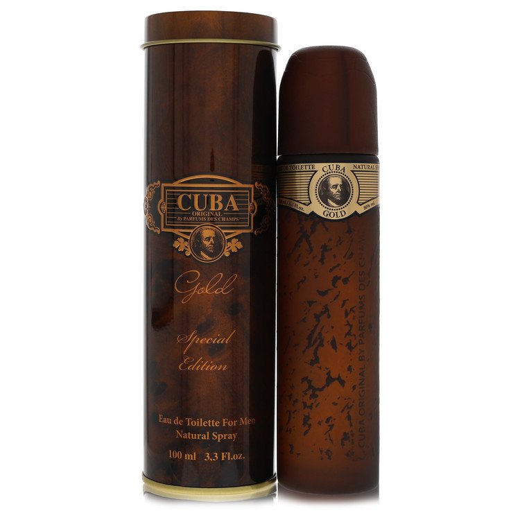 Cuba Gold Special Edition Eau De Toilette Spray By Fragluxe, Cologne for Men, available at zachava.com