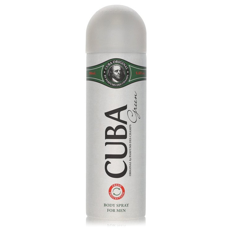 Cuba Green Deodorant Spray By Fragluxe, Cologne for Men, available at zachava.com