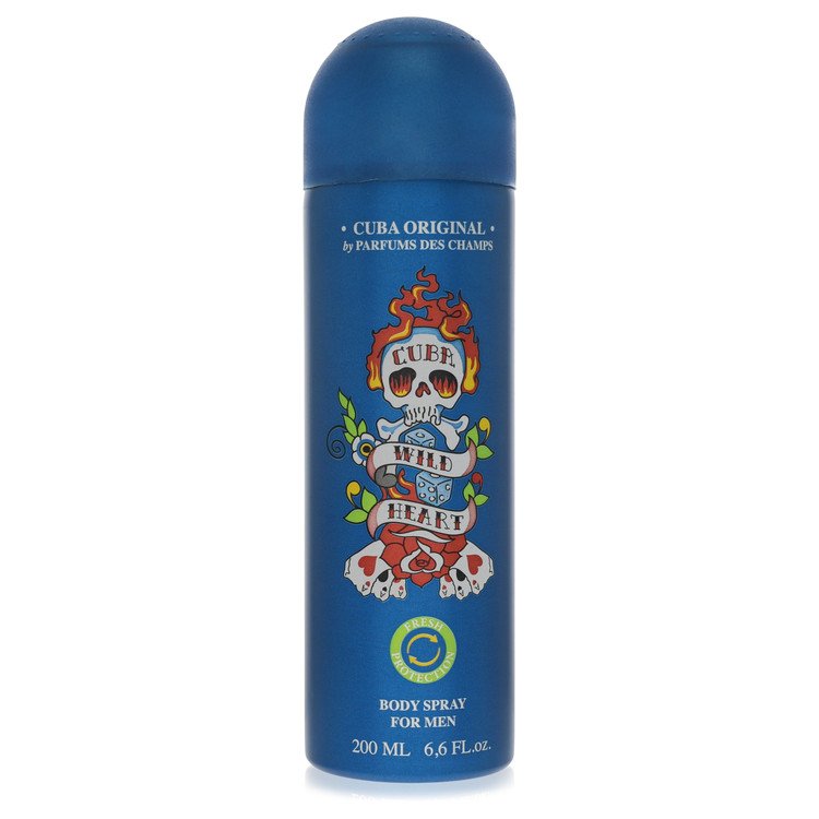 Cuba Wild Heart Deodorant Spray By Fragluxe, Cologne for Men, available at zachava.com