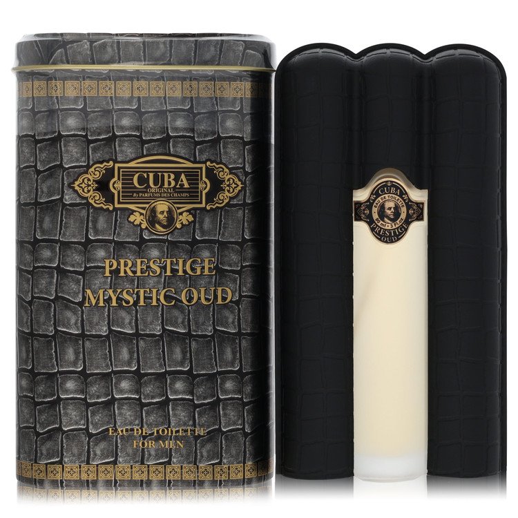 Cuba Prestige Mystic Oud by Fragluxe Eau De Toilette Spray 3.0 oz for Men