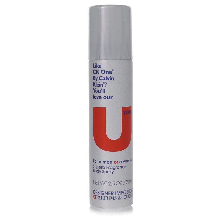 Designer Imposters U You Deodorant Body Spray (Unisex) By Parfums De Coeur - Zachava.com