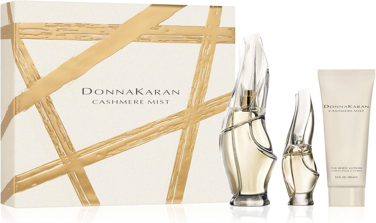 DONNA KARAN CASHMERE MIST 3 PCS SET FOR WOMEN:3.4 EAU DE PARFUM SPRAY + 0.5 EAU DE PARFUM SPRAY + 3.4 BODY LOTION Main image