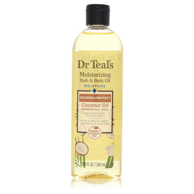 Dr Teal's Moisturizing Bath & Body Oil Nourishing Coconut Oil with Essensial Oils, Jojoba Oil, Sweet Almond Oil and Cocoa Butter By Dr Teal's - Zachava.com