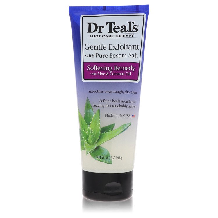 Dr Teals Gentle Exfoliant With Pure Epson Salt by Dr Teals Gentle Exfoliant with Pure Epsom Salt Softening Remedy with Aloe Coconut Oil (Unisex) 6 oz for Women