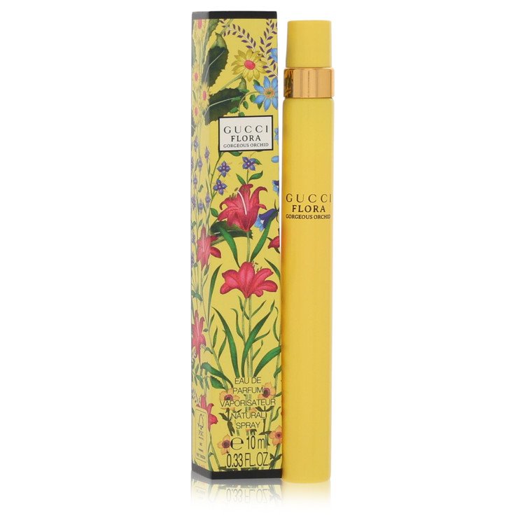 Flora Gorgeous Orchid by Gucci Mini EDP Spray .33 oz for Women