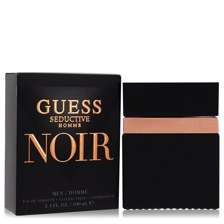 Guess Seductive Homme Noir Eau De Toilette Spray By Guess - Zachava.com