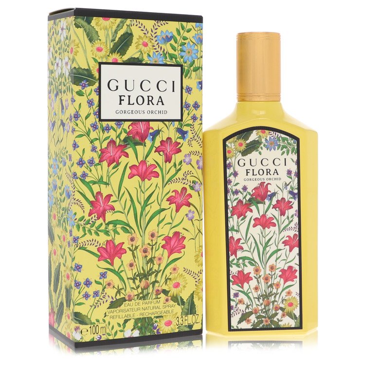 Flora Gorgeous Orchid Eau De Parfum Spray Refillable By Gucci, Perfume for Women, available at zachava.com