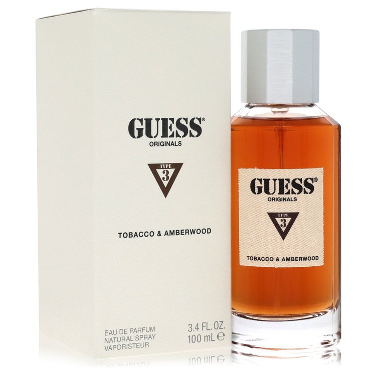 Guess Originals Type 3 Tabacco & Amberwood Eau De Parfum Spray By Guess, Cologne for Men, available at zachava.com
