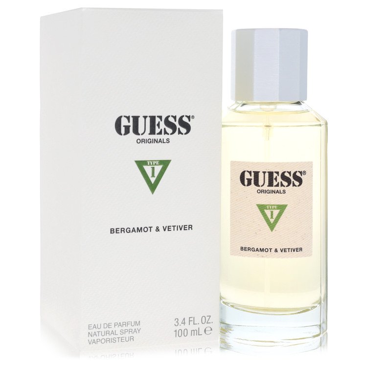 Guess Originals Type 1 Bergamot Vetiver by Guess Eau De Parfum Spray 3.4 oz for Men