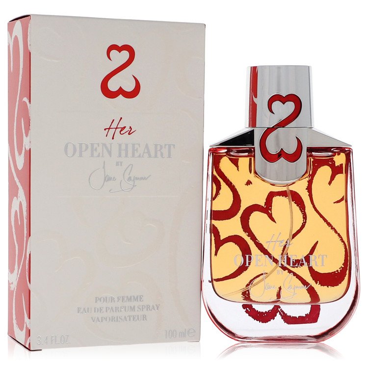 Her Open Heart Eau De Parfum Spray with Free Jewelry Roll By Jane Seymour - Zachava.com