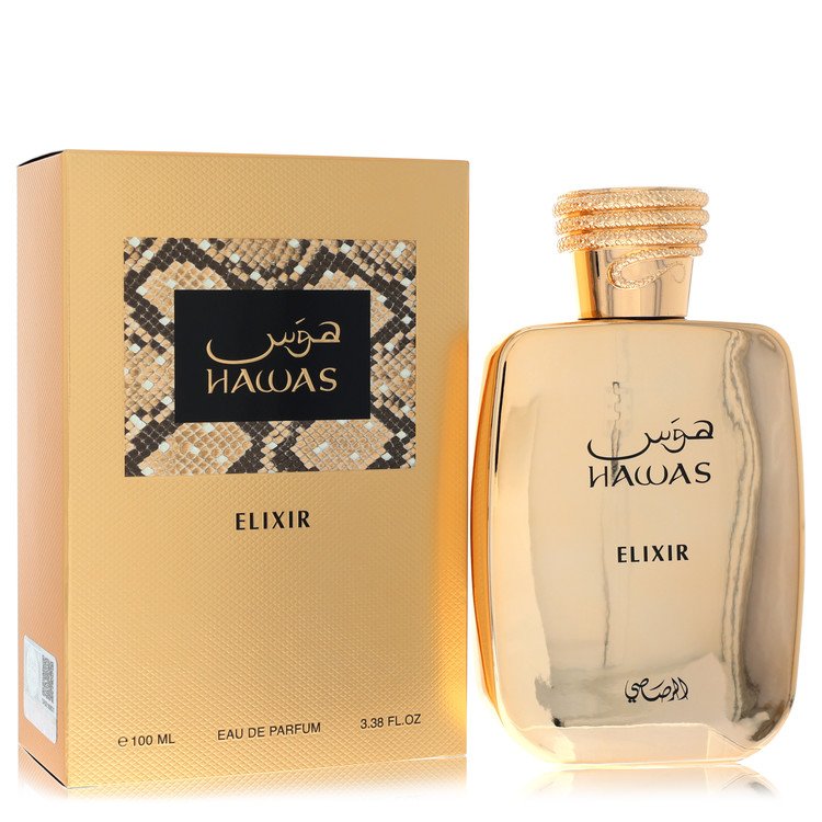 Hawas Elixir by Rasasi Eau De Parfum Spray (Unisex) 3.4 oz for Men