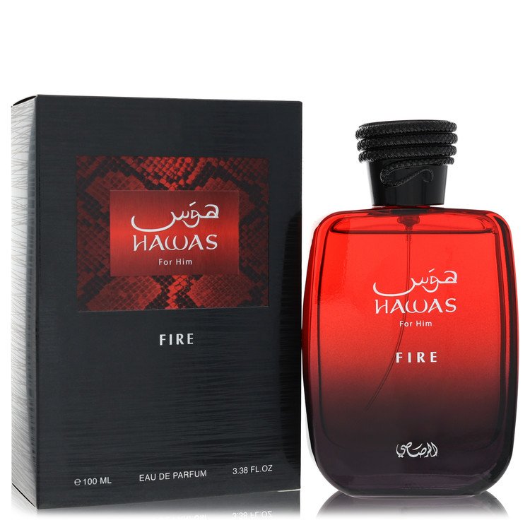 Hawas Fire by Rasasi Eau De Parfum Spray 3.3 oz for Men Main image