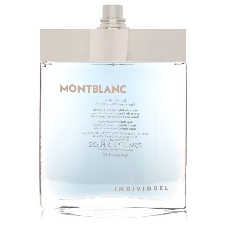 Individuel Eau De Toilette Spray (Tester) By Mont Blanc, Cologne for Men, available at zachava.com