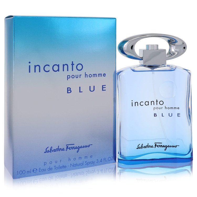 Incanto Blue Eau De Toilette Spray By Salvatore Ferragamo, Cologne for Men, available at Zachava.com.