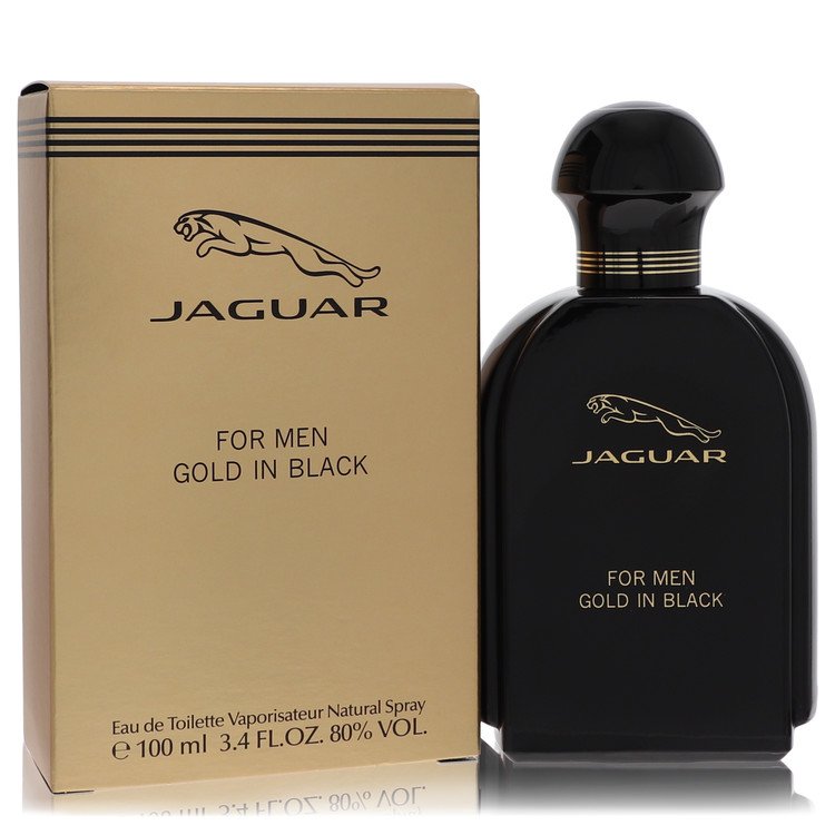 Jaguar Gold In Black Eau De Toilette Spray By Jaguar, Cologne for Men, available at zachava.com