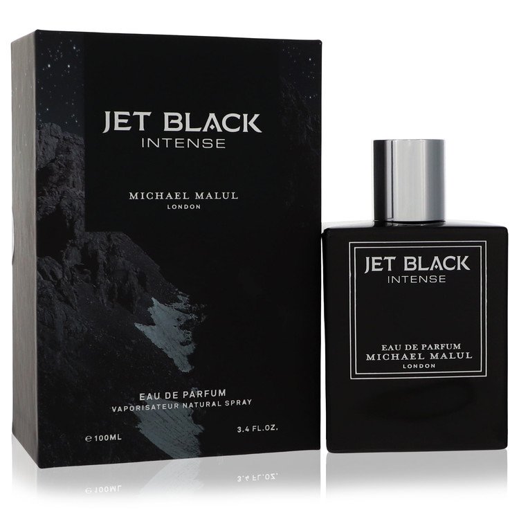 Jet Black Intense Eau De Parfum Spray By Michael Malul, Cologne for Men, available at zachava.com